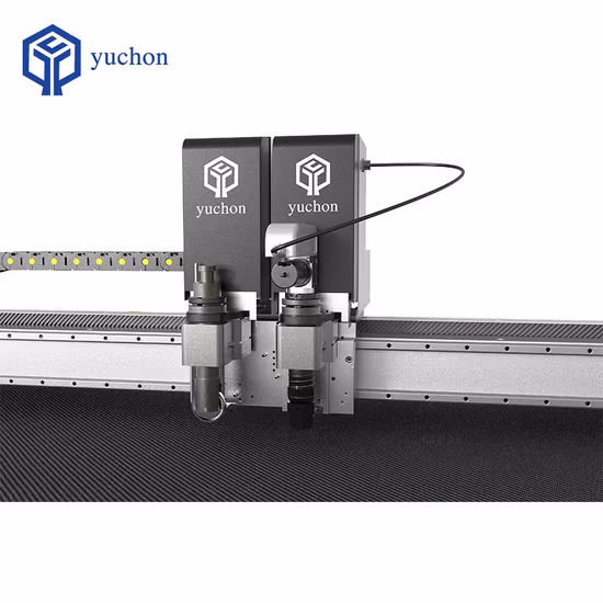 Automatic CNC Garment Apparel Pattern Round Knife Cutter Non-Woven Fabric Textile Cloth Fur/Canvas PVC Digital Oscillating Knife Cutting Machine Factory Prices