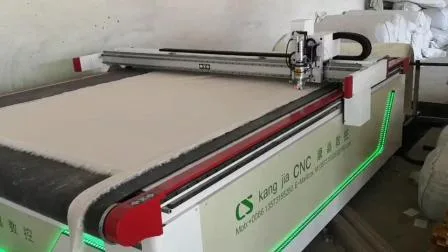 CNC Machine Oscillating Knife Carpet Fur Fabric Cutting Machine
