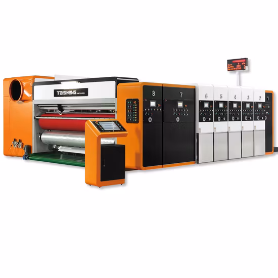 Corrugated Carton Box Making Machine Printing Slotting Die Cutting Machinery